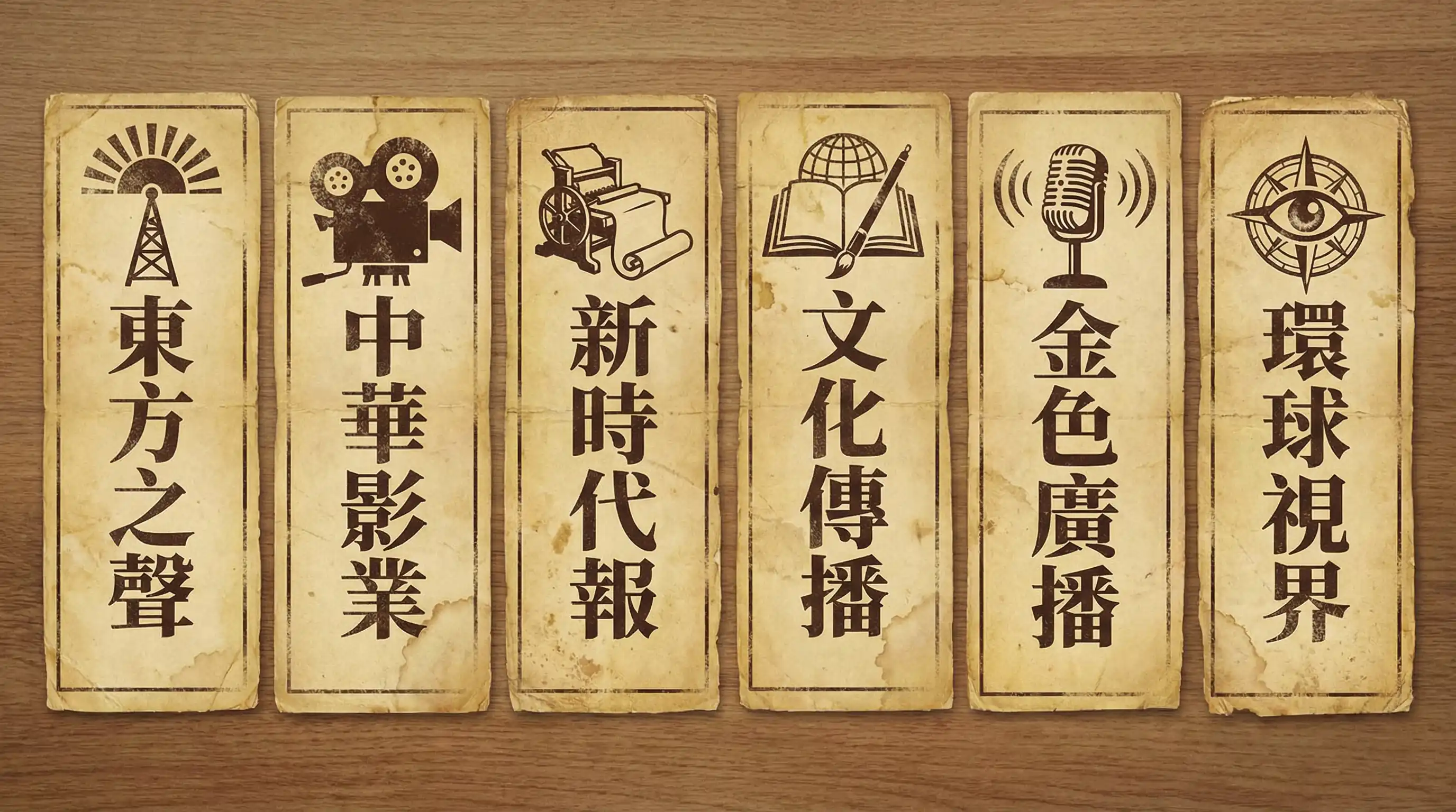 猎奇 合作伙伴 - 东方之声、中华影业、新时代报、文化传播、金色广播、环球视界